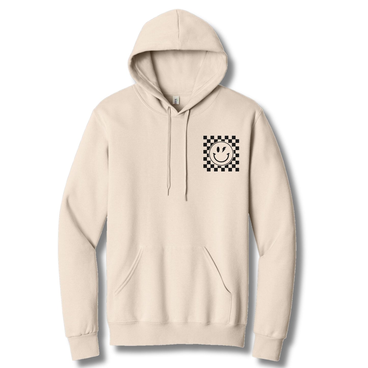 Checkered Lightning Face | Hoodie Sweatshirt