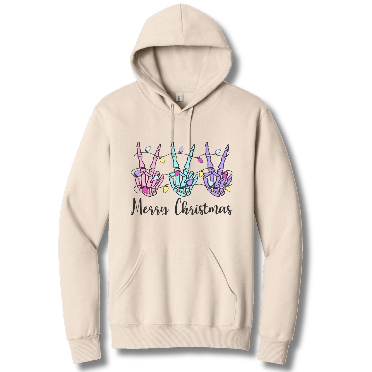 Skeleton Hands Merry Christmas | Hoodie Sweatshirt