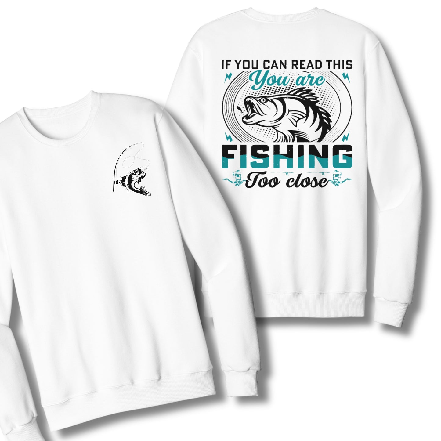 Fishing Too Close | Crewneck Sweatshirt