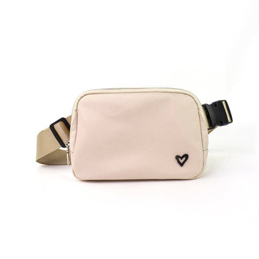 Dixie Nylon Belt | Crossbody Bag - Cream