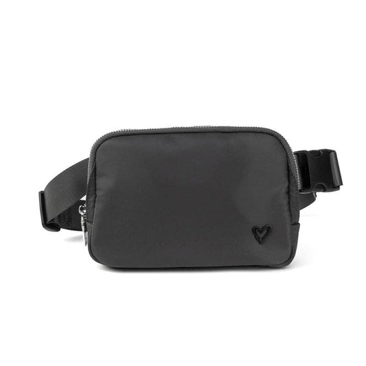 Dixie Nylon Belt | Crossbody Bag - Charcoal Grey