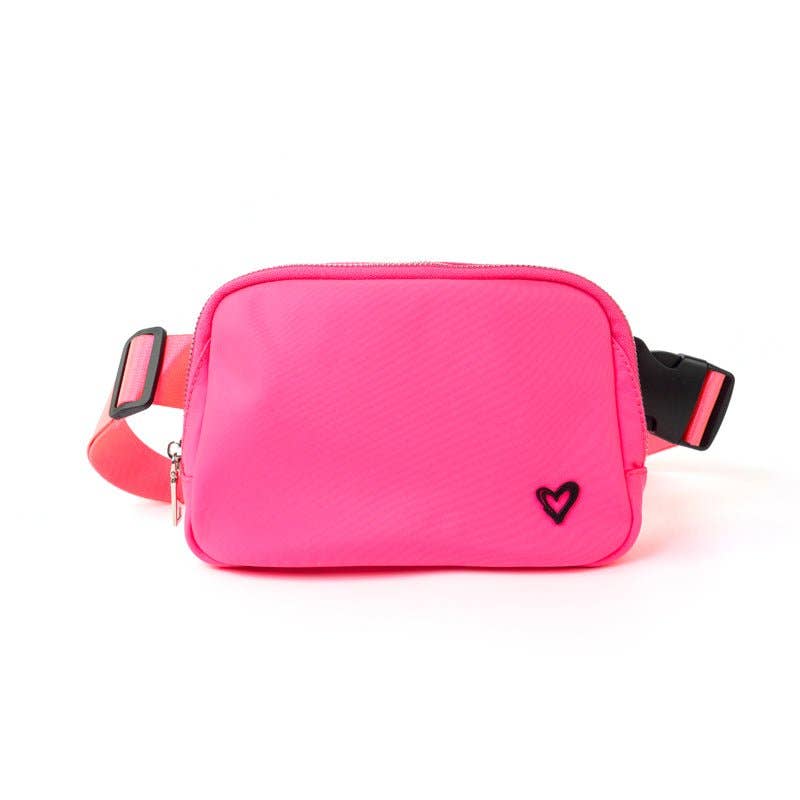 Dixie Nylon Belt | Crossbody Bag - Hot Pink